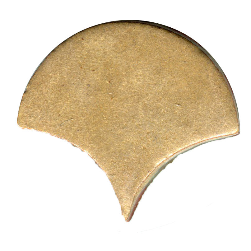 Peacock-Scallop shape tile Gingersnaps